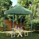 vidaXL Zložljivi pop-up šotor za zabave zelen 200x200x306 cm