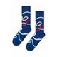 Nogavice Happy Socks Rope Sock - modra. Nogavice iz kolekcije Happy Socks. Model izdelan iz elastičnega, vzorčastega materiala.