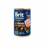 Brit BRIT Premium By Nature Piščanec in srčki pločevinka 400g