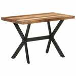 shumee Jedilna miza 120x60x75 cm trden les s finišem iz palisandra