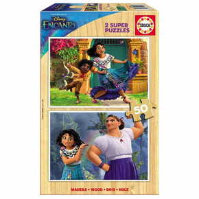 Clementoni Disney Encanto: Naš čarobni svet puzzle 2x50 kosov