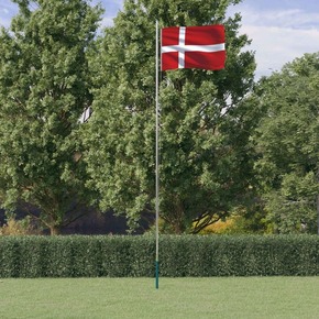 VidaXL Danska zastava in drog 6