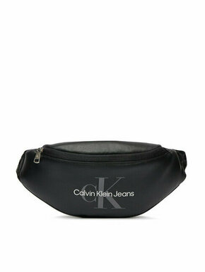 Calvin Klein Jeans torba za okoli pasu Monogram Soft K50K512446 Črna
