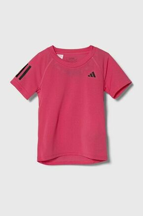 Otroška kratka majica adidas Performance roza barva - roza. Kratka majica iz kolekcije adidas Performance. Model izdelan iz tanke