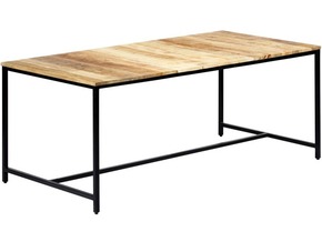 VIDAXL Jedilna miza 180x90x75 cm trden mangov les