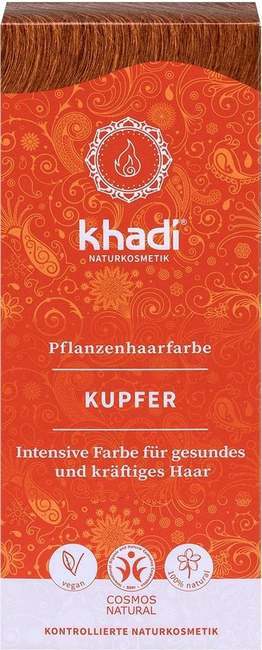 "Khadi® Rastlinska barva za lase Baker - 100 g"