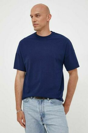 Bombažna kratka majica American Vintage mornarsko modra barva - mornarsko modra. Kratka majica iz kolekcije American Vintage