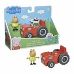 shumee Rdeči traktor Pujsa Pepa + figurica Pedro - F2185 F4391