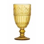 Kozarec za vino Bloomingville - rumena. Kozarec za vino iz kolekcije Bloomingville. Model izdelan iz stekla.