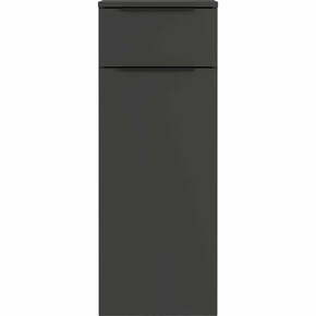 Antracitno siva visoka/stenska kopalniška omarica 36x93 cm Crandon – Germania
