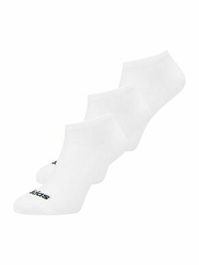Unisex stopalke adidas Thin Linear Low-Cut Socks 3 Pairs HT3447 white/black