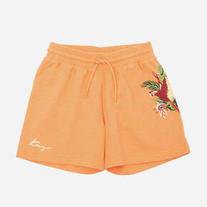 Otroške kratke hlače Kenzo Kids oranžna barva - oranžna. Otroški kratke hlače iz kolekcije Kenzo Kids