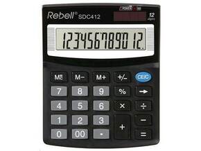 REBELL Kalkulator rebel sdc412+ RE-SDC412+BX