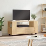 Vidaxl TV omarica sonoma hrast 102x34,5x43 cm inženirski les