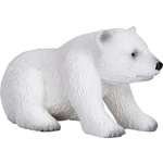 Mladič polarnega medveda Mojo sedi