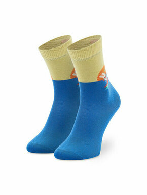 Happy Socks Otroške visoke nogavice KSFB01-6300 Modra