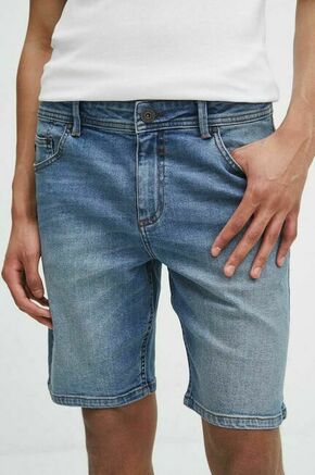 Jeans kratke hlače Medicine moške - modra. Kratke hlače iz kolekcije Medicine. Model izdelan iz spranega jeansa.