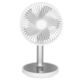 LIVEFY Desk brezžični namizni ventilator 30cm, belo