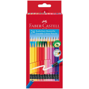 WEBHIDDENBRAND Barvice Faber-Castell z barvno gumo 24 barv