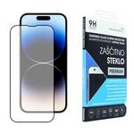 Zaščitno steklo premium do roba (0,33) za Apple iphone 14 pro, črno