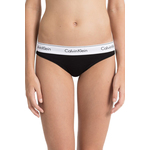 Calvin Klein črne hlačke z belo široko elastiko Bikini Slip