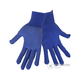 Pletene rokavice Extol, modre, PE, bele s PVC, velikost: 9` (99714)