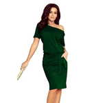 Numoco Ženska obleka 249-2, zelena, XL