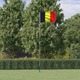 vidaXL Zastava Belgije in drog 6,23 m aluminij