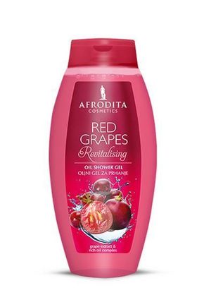 Kozmetika Afrodita Red Grapes gel prhanje