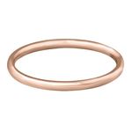 Troli Pozlačeni minimalistični prstan iz roza zlata (Obseg 49 mm)