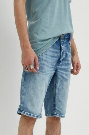 Jeans kratke hlače Mustang Michigan Short moške - modra. Kratke hlače iz kolekcije Mustang. Model izdelan iz jeansa.