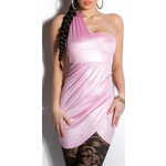 Amiatex Ženska obleka 77217, roza, UNIVERZáLNí
