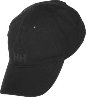 Kapa Helly Hansen črna barva - črna. Kapa s šiltom vrste baseball iz kolekcije Helly Hansen. Model izdelan iz enobarvne tkanine.