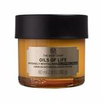 The Body Shop Oils Of Life Intensely Revitalising Sleeping Cream nočna krema za obraz za vse tipe kože 80 ml za ženske