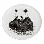Bel porcelanast krožnik Maxwell &amp; Williams Marini Ferlazzo Panda, ø 20 cm
