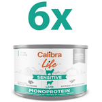 Calibra Life Sensitive konzerva za mačke, jagnje, 6 x 200 g