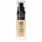 NYX Professional Makeup Can't Stop Won't Stop vodoodporen tekoči puder 30 ml odtenek 6.5 Nude
