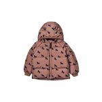 Otroška jakna Liewood roza barva - roza. Otroški jakna iz kolekcije Liewood. Podložen model, izdelan iz vzorčastega materiala.