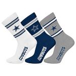 Dallas Cowboys Crew 3x nogavice, velikost 39-42