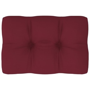 VidaXL Blazina za kavč iz palet vinsko rdeča 60x40x12 cm