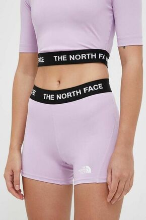 Kratke hlače za vadbo The North Face vijolična barva - vijolična. Kratke hlače za vadbo iz kolekcije The North Face. Model izdelan iz fleksibilnega materiala