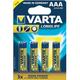 Varta alkalna baterija LR03, Tip AAA, 1.4 V/1.5 V
