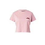 Bombažna kratka majica Napapijri roza barva - roza. Kratka majica iz kolekcije Napapijri, izdelana iz pletenine s potiskom. Model iz izjemno udobne bombažne tkanine.
