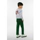 Otroška bombažna majica z dolgimi rokavi Kenzo Kids siva barva - siva. Otroške Majica z dolgimi rokavi iz kolekcije Kenzo Kids, izdelana iz pletenine s potiskom. Model iz izjemno udobne bombažne tkanine.