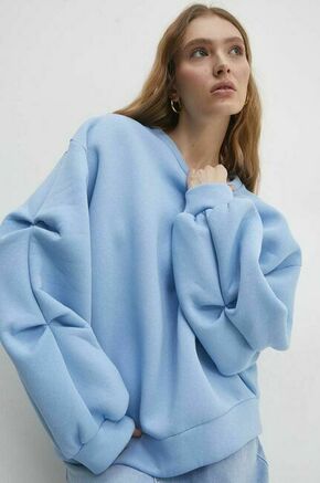 Bombažen pulover Answear Lab ženska - modra. Pulover iz kolekcije Answear Lab