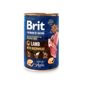 Brit Premium by Nature Jagnječje meso z ajdo - 400 g