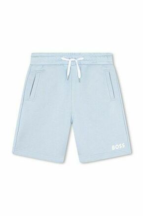 Otroške kratke hlače BOSS - modra. Otroški kratke hlače iz kolekcije BOSS
