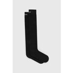 Nogavice HUGO ženske, črna barva, 50519040 - črna. Visoke nogavice iz kolekcije HUGO. Model izdelan iz elastičnega materiala.