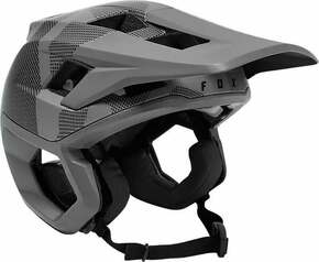 FOX Dropframe Pro Camo Helmet Grey Camouflage XL Kolesarska čelada