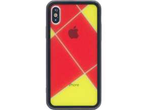 Chameleon Apple iPhone X/XS - Ovitek iz gume in stekla (TPUG) - Red Net